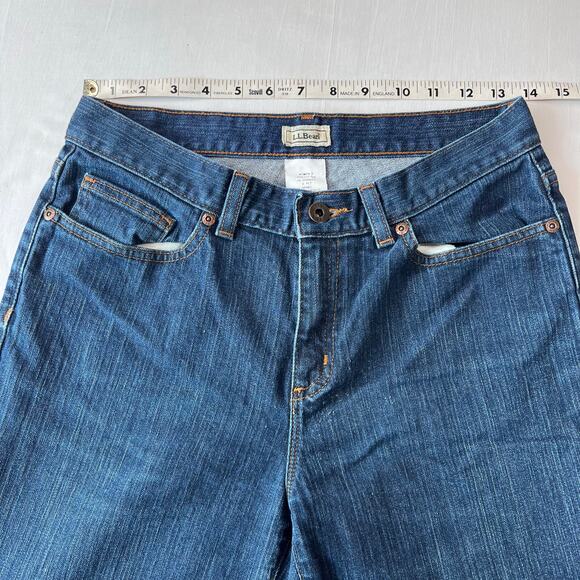 L.L. Bean Vintage Blue Jeans women’s size 8 petite - Picture 4 of 8